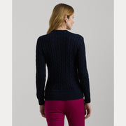 Marineblå Cabel Cricket Sweater - Stilshoppen