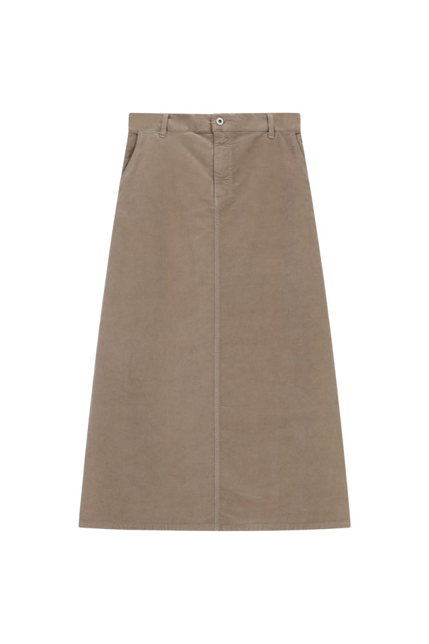 Beige A-Shape Skirt Baby Coruroy - Stilshoppen