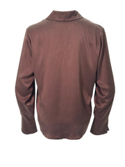 Brun Lillie silkebluse