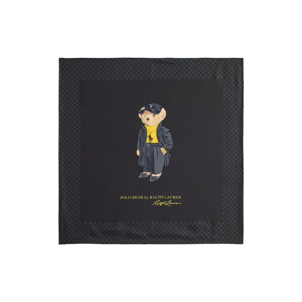 Black Sport Bear Scarf