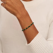 Gull Eme & Metal Bead bracelet