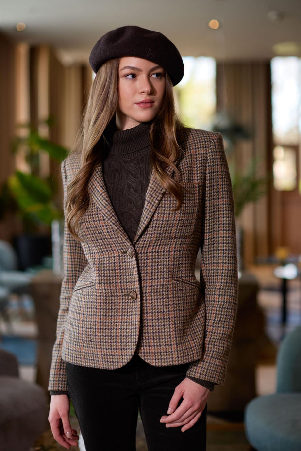 Checked Wool Blazer
