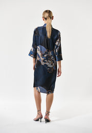 Blå KamillesDEA shirt dress - Stilshoppen