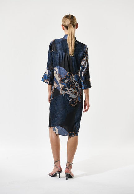 Blå KamillesDEA shirt dress - Stilshoppen