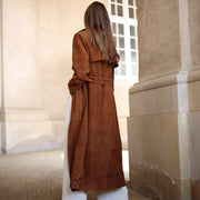 Cognac NaomiDep Trench Coat - Stilshoppen