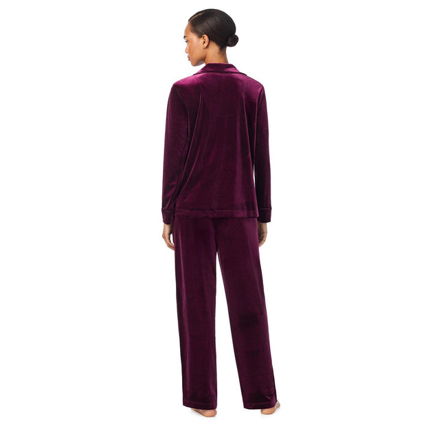 Lrl L/s Notch Collar Long Pant Pj Set