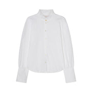 Hvit Plisse Blouse - Stilshoppen