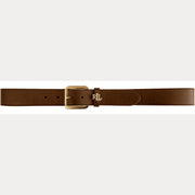 Brunt Logo Keeper Leater Belt - Stilshoppen