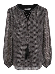 Detailed chiffon blouse - Stilshoppen