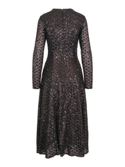 Sort Geo- Seq Dress - Stilshoppen