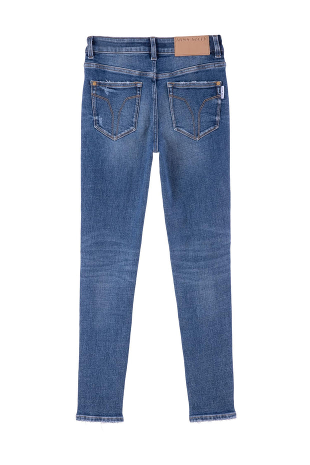 Blå Denim Jeans - Stilshoppen