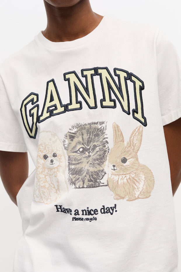 Basic Cotton Animals T-shirt