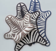 Grå Zebra Bathmat reversible - Stilshoppen