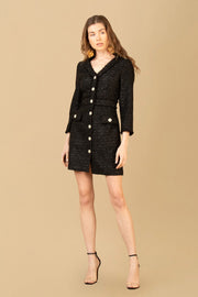 Sort Elina Dress - Stilshoppen