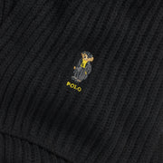 Black Polo Bear Scarf