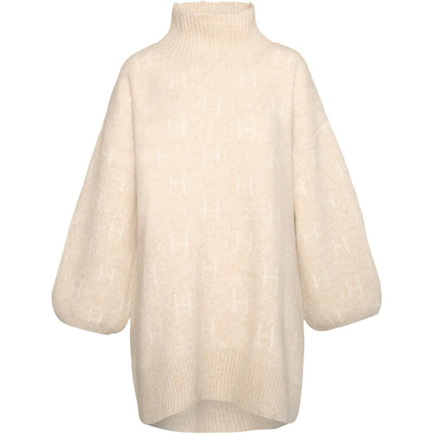 Beige Fam Long Sweater - Stilshoppen