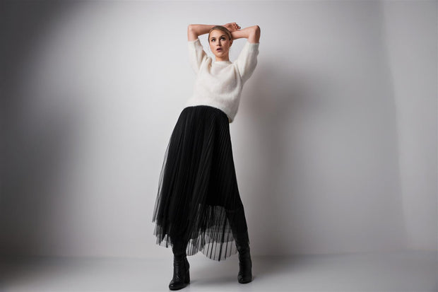 Sort Juliette Skirt - Stilshoppen