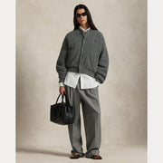 Cabel knitted Bomber Jacket - Stilshoppen