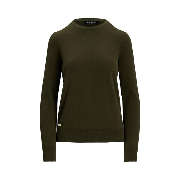 Oliven Cotton Blend Sweater - Stilshoppen