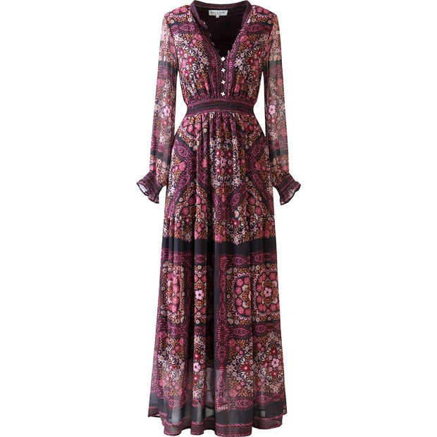 Wine Marisol Dress - Stilshoppen