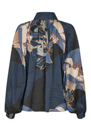 Blå NitaDEA blouse - Stilshoppen
