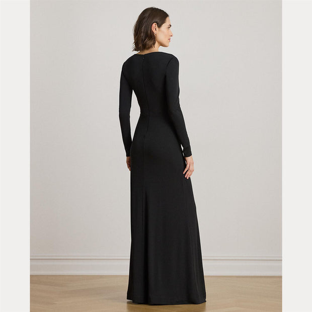 Black Long Nadira Gown Dress