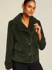 Oliven Abby Short Coat - Stilshoppen