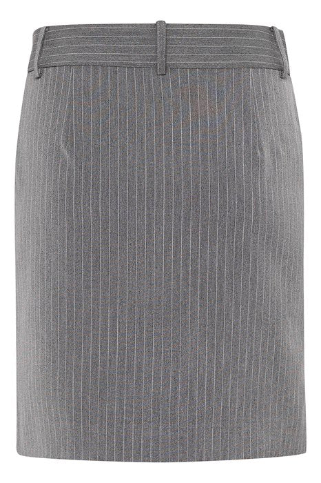 Grå pinstripe JoelleGZ mel pinstripe MW skirt - Stilshoppen