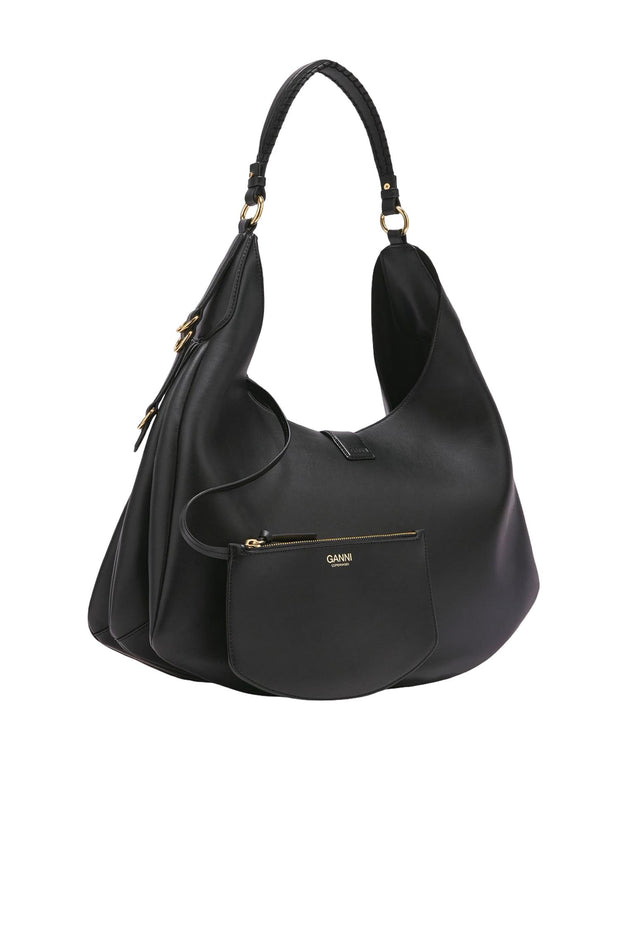 Sort Kat Large Gold Bag - Stilshoppen