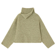 Melange Brushed Mohair Oversized Sweater - Stilshoppen