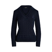 Marineblå Cabel Cricket Sweater - Stilshoppen