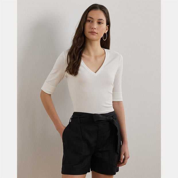 V Judy-Elbow  Sleeve Knit