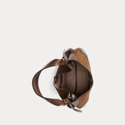 Brun Melert Small Shoulder Bag