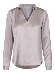 V-neck classic blouse - Stilshoppen