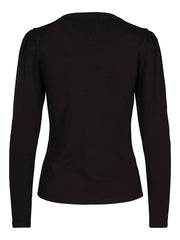 Sort Detailed pullover - Stilshoppen