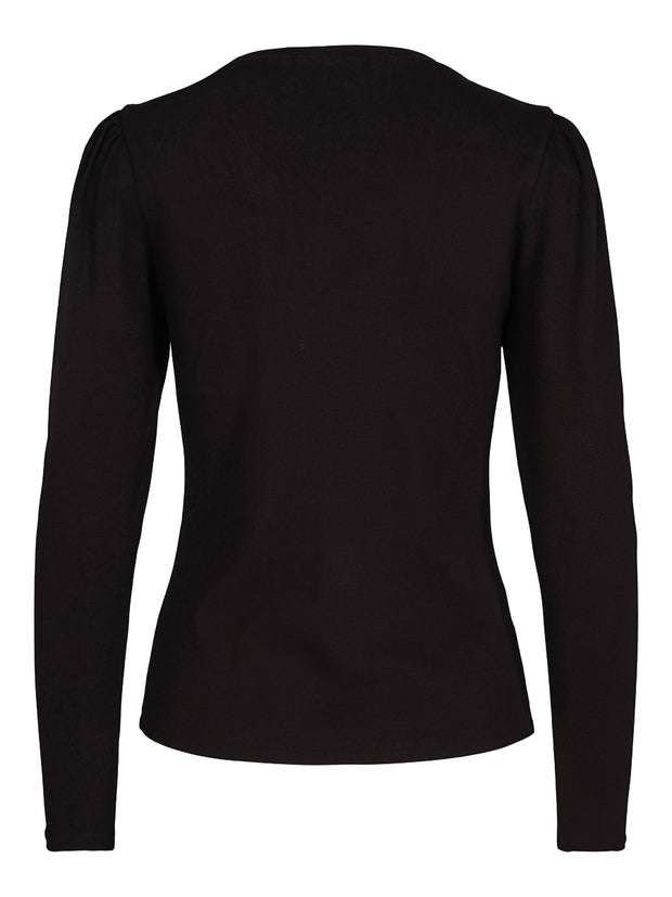 Sort Detailed pullover - Stilshoppen