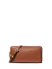 Cognac Jet Set Convertible Crossbody bag
