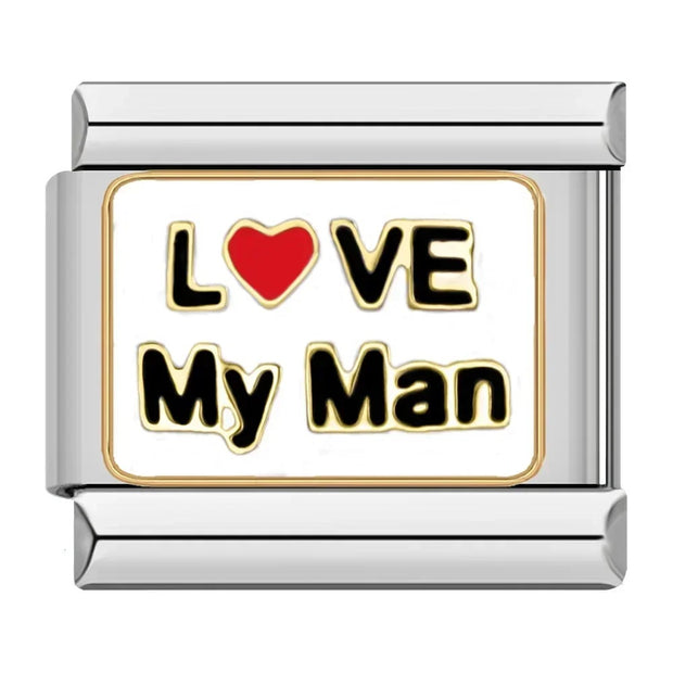 Love My Man charm - Stilshoppen