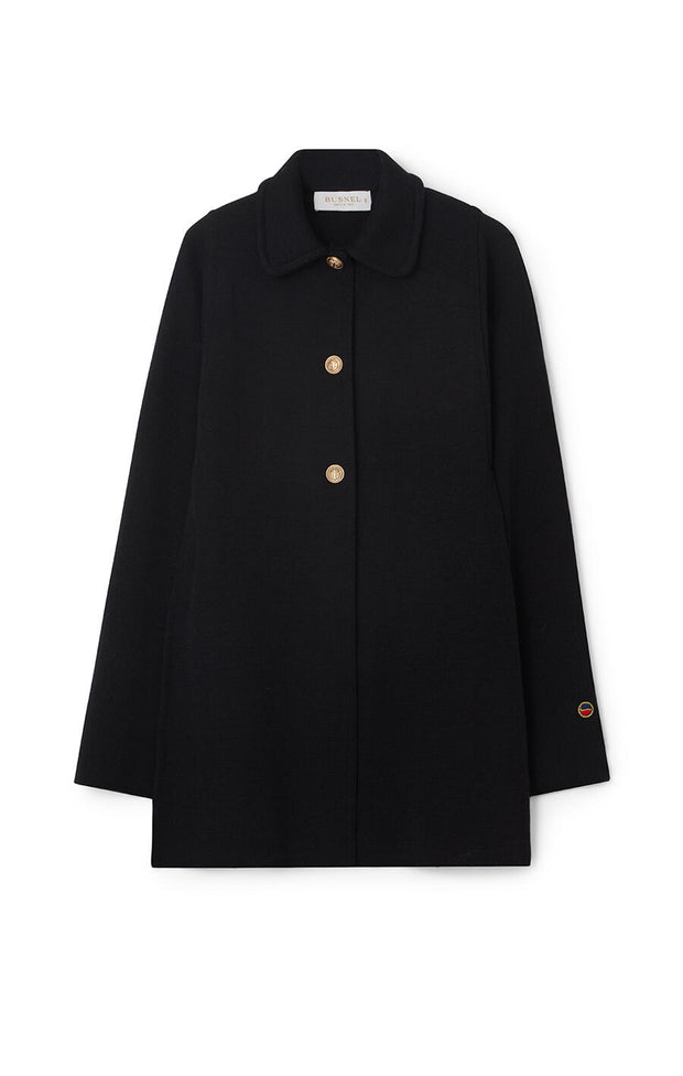 Sort Minou cape - Stilshoppen