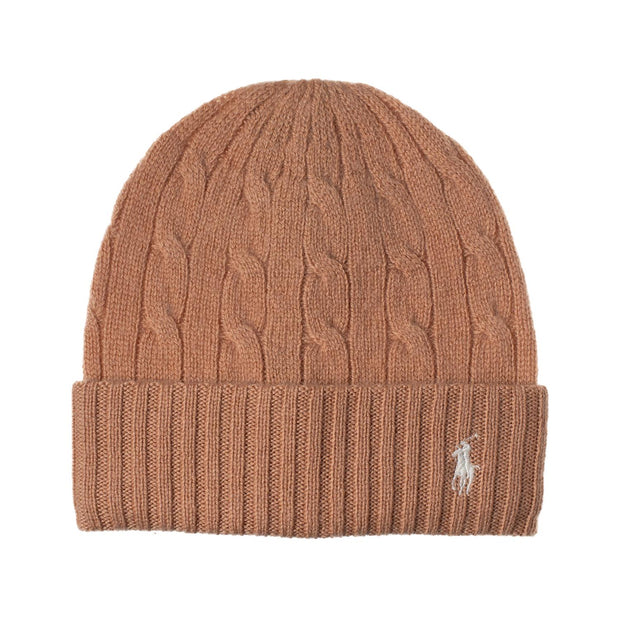 Camel Cabel Knit wool-cashmere Beanie - Stilshoppen