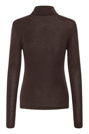 Brun GZninia Wool Rollneck - Stilshoppen