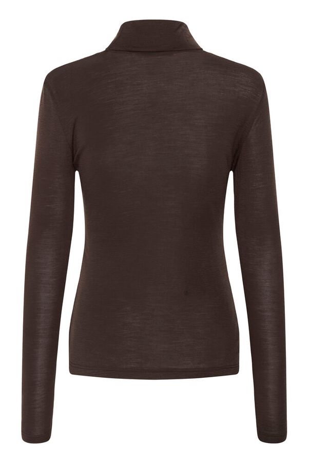 Brun GZninia Wool Rollneck - Stilshoppen