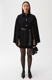 Sort Minou cape - Stilshoppen
