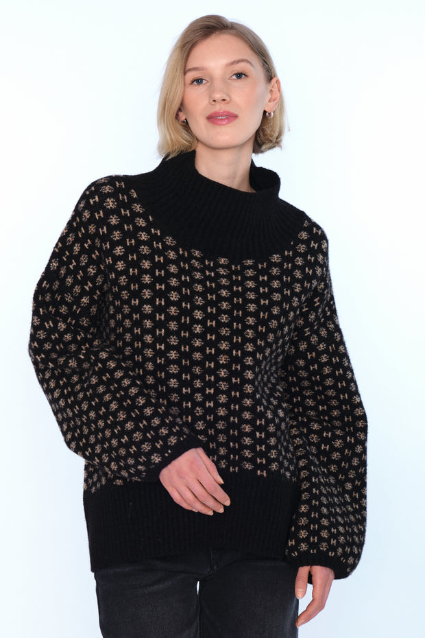 Black Logo Sweater