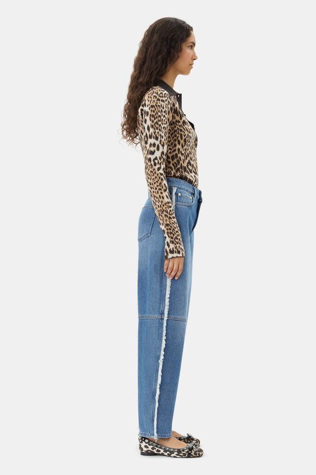 Leopard Fine Merino Jacquard Knit - Stilshoppen