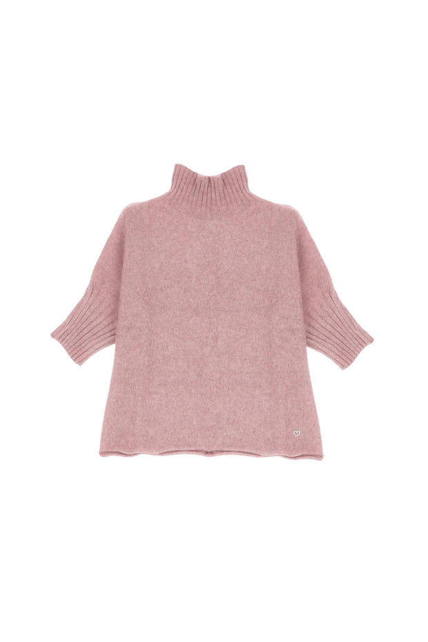 Rosa Turtleneck sweat - Stilshoppen