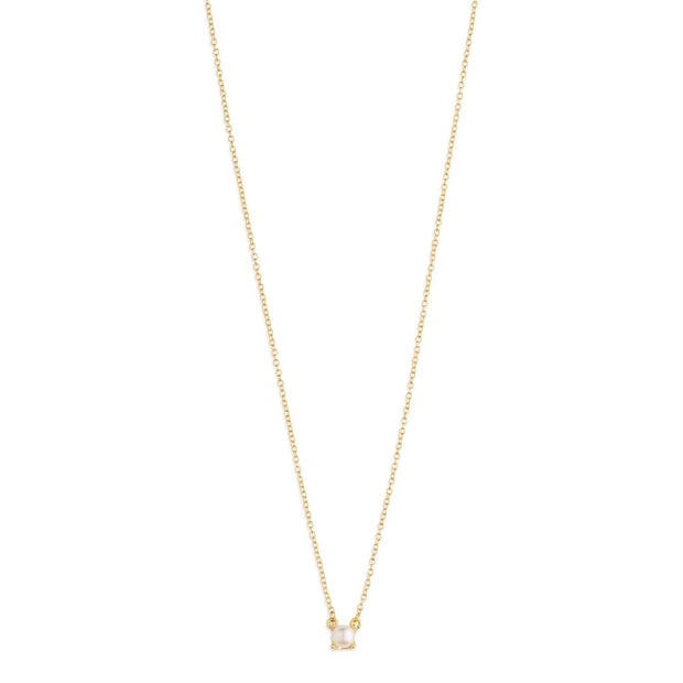 Essie Small Pearl Dangling Necklace