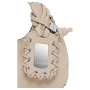 Lys Beige Hobo Mini Grained - Stilshoppen