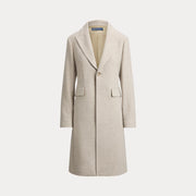 Crem Grey Woven Coat
