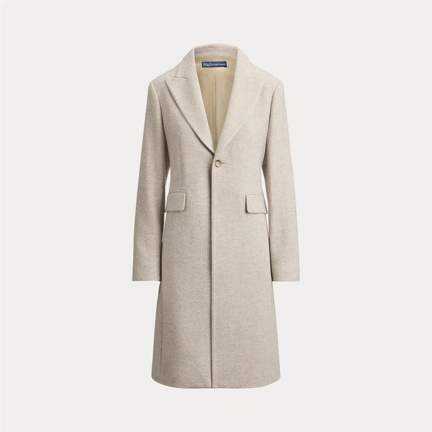 Crem Grey Woven Coat
